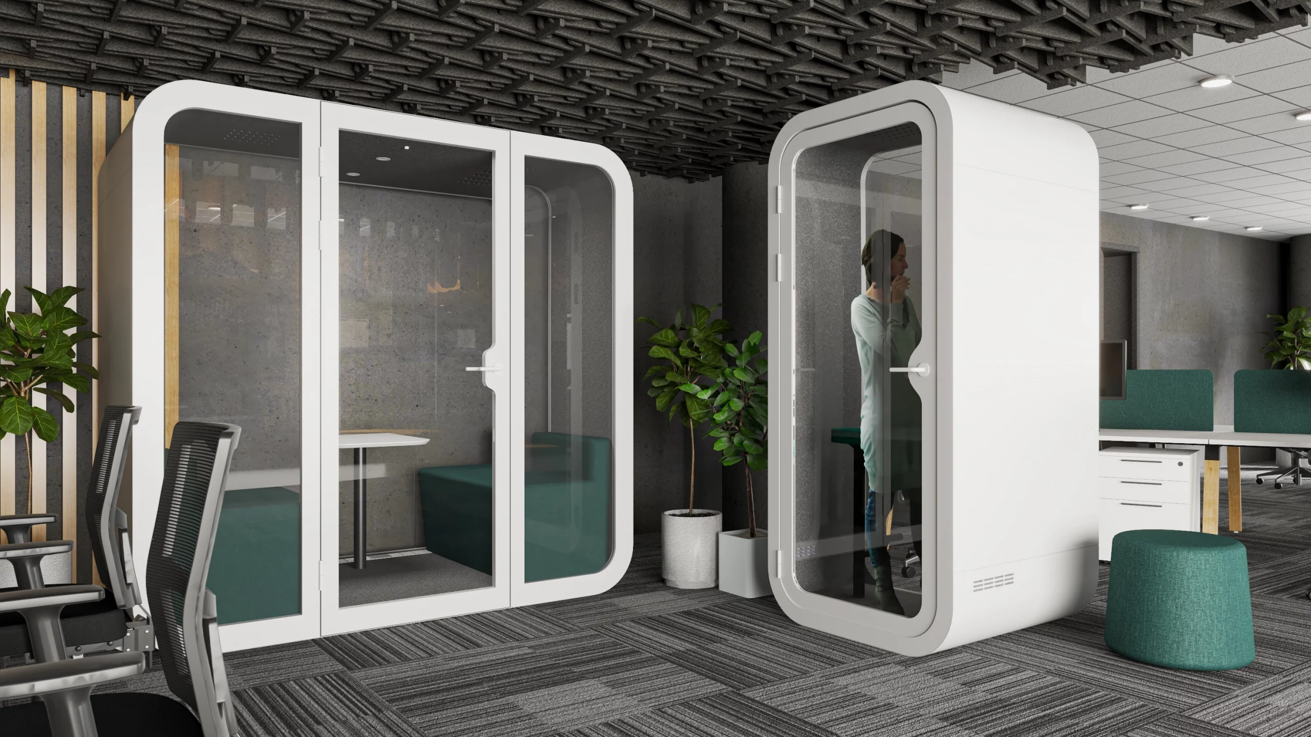 What’s the Difference Between the QZone and the SpacePod Phone Booth?