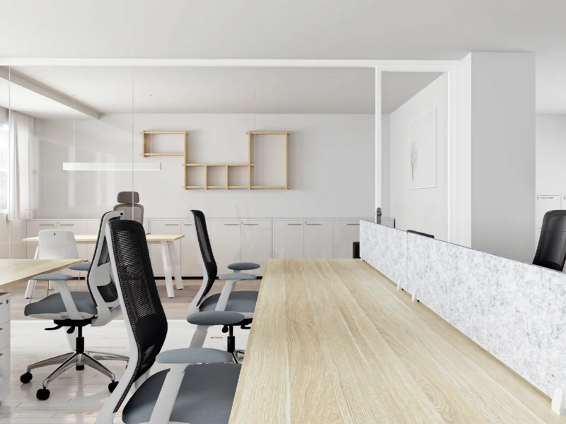 Axis Storage Scene with Flow Chair