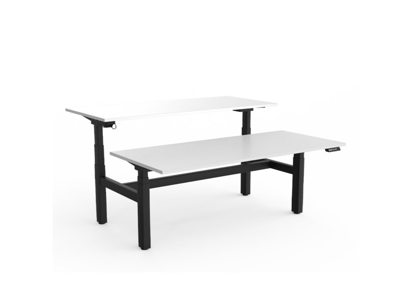 Double Sided Desks Electric 3 Column