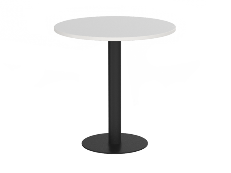 EkoSystem Coffee Table White Worktop with Black Powdercoat Base 2 1