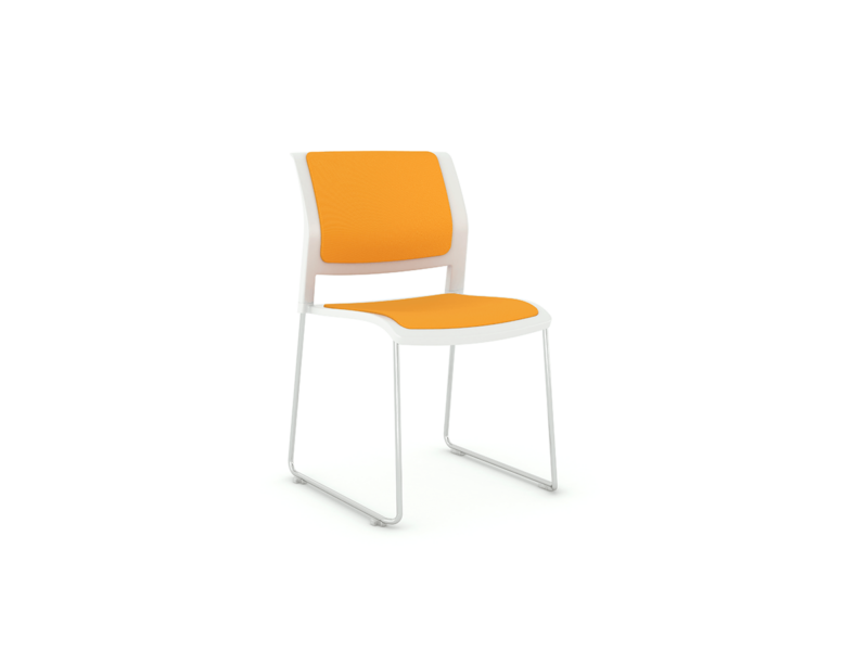 Game Fully Upholstered Sled or 4 Leg Chrome