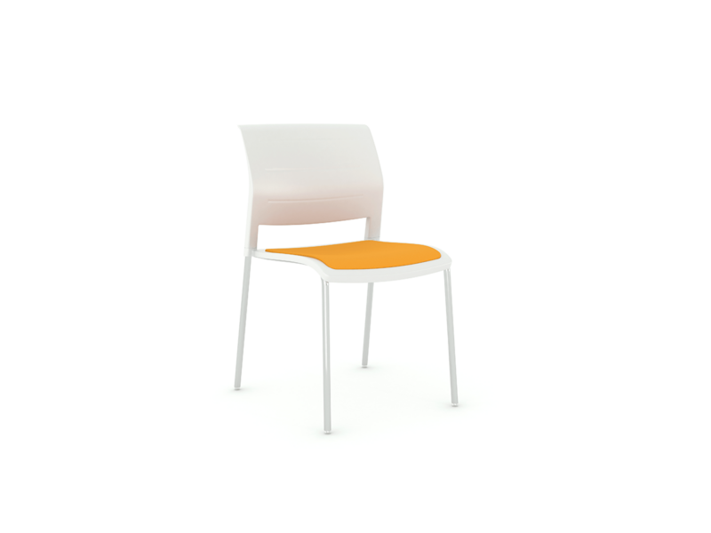 Game Upholstered Seat Sled or 4 Leg Chrome