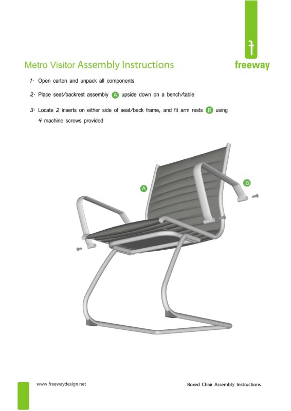 Metro Visitor Assembly Instruction