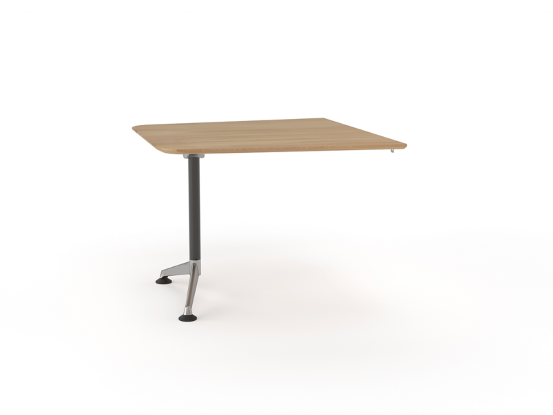 Modulus Meeting Boardroom Solid Beech Wall Mount Collaboration Table 4