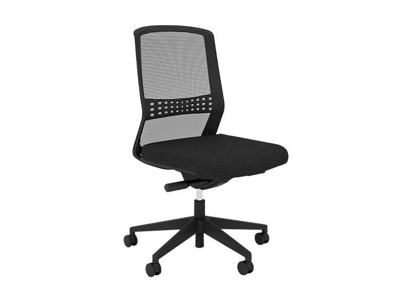 Motion Sync w Lumbar Black Fabric Seat