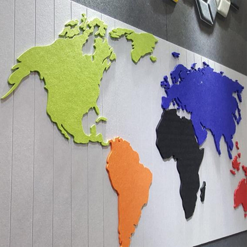 World Map Wallart
