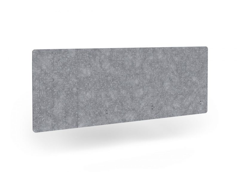 acoustiQ 20mm THK Desk Hung 600x2100 marble grey shadow