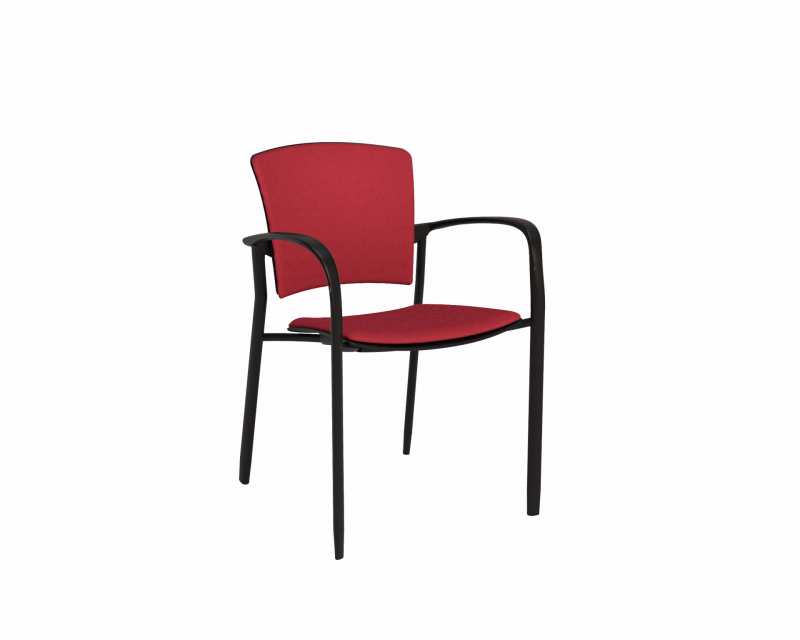 OLG Office - Zipp Chair with arms Baby Red