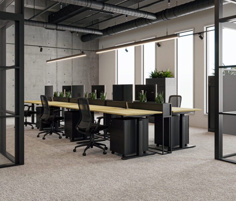 Commercial office desking - OLG Office