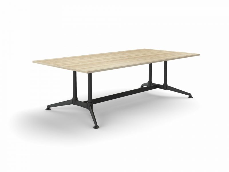 Modulus All Black Boardroom Table