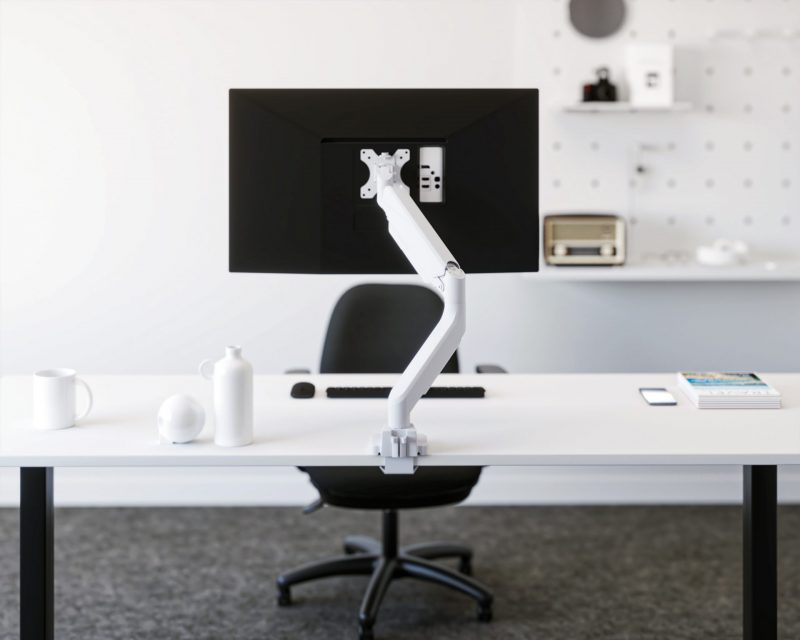 Proflex White Monitor Arm 1