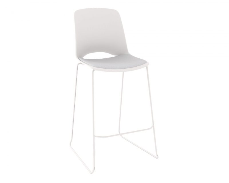 Vista Rise White Padded