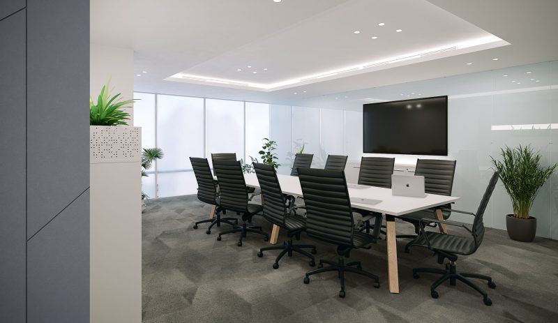Plantation Meeting Table Scene