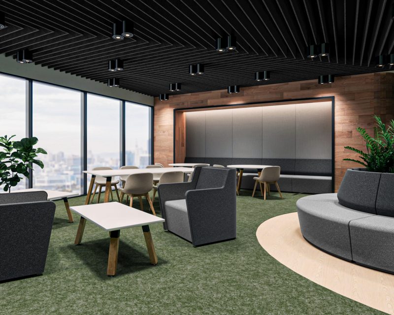 Plantation Meeting and Coffee Table Venice QM Motion Office Seating 1
