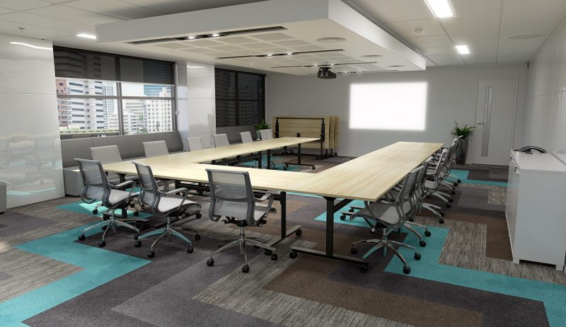 OLG Office - Agile Flip and Scroll Boardroom