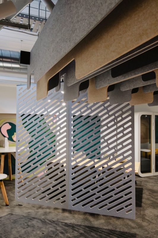 OLG Office -Neutral Ceiling Baffles