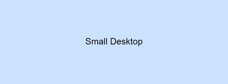 for small desktop