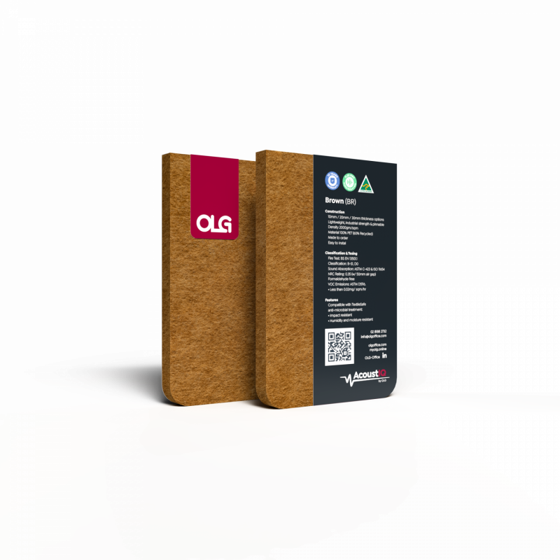 14 AcoustIQ Swatch Brown