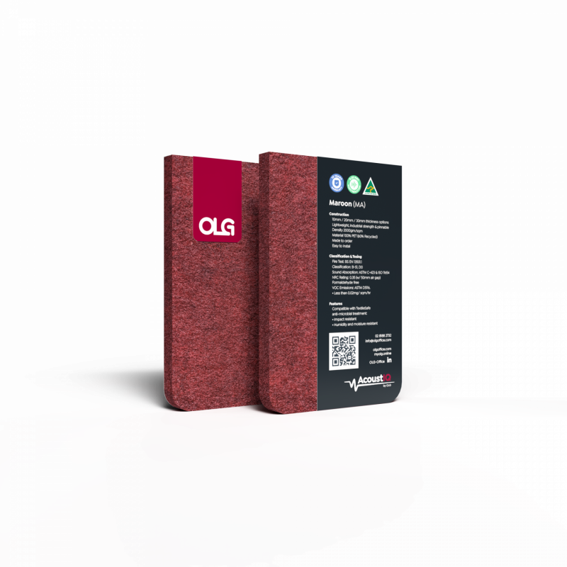 26 AcoustIQ Swatch Maroon