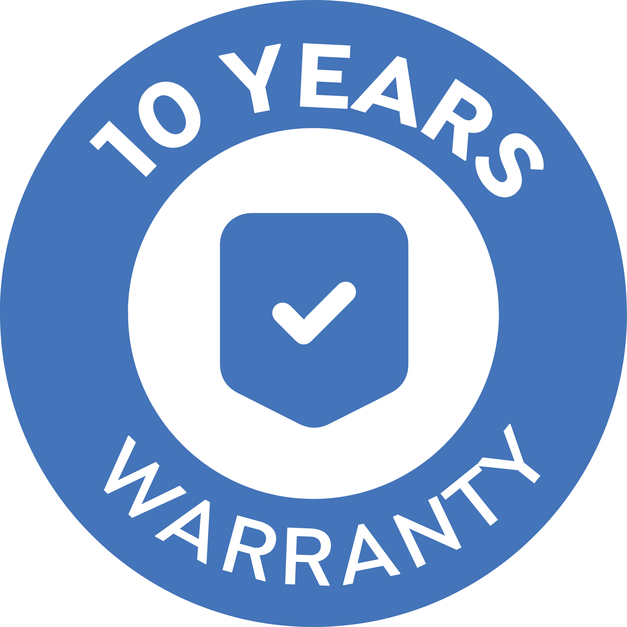 10 Year Warranty