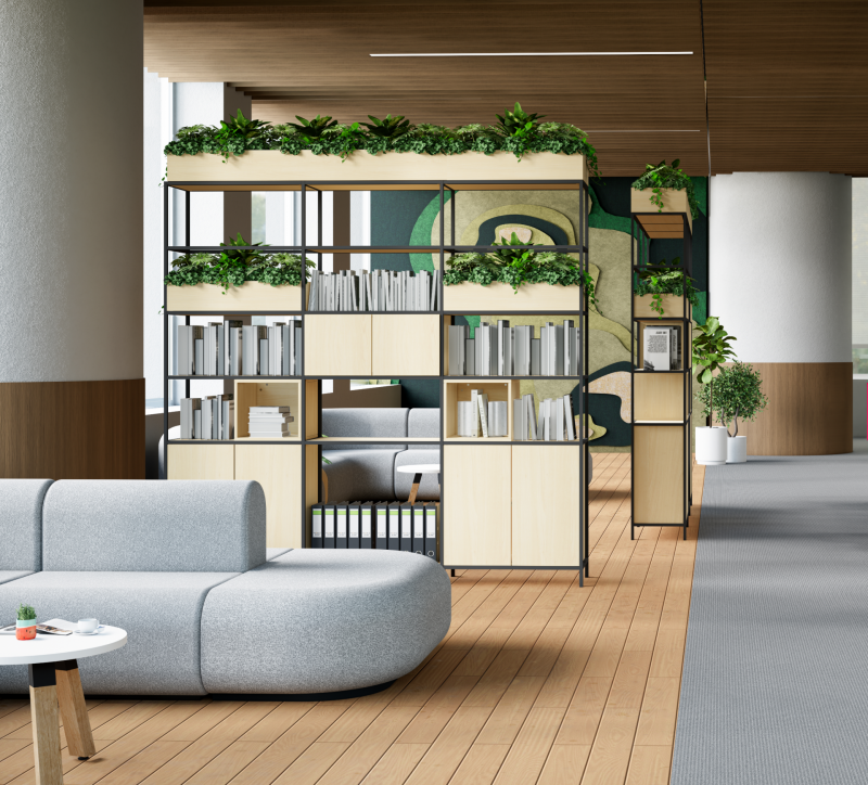 Rhodes Modular Shelving - OLG Office