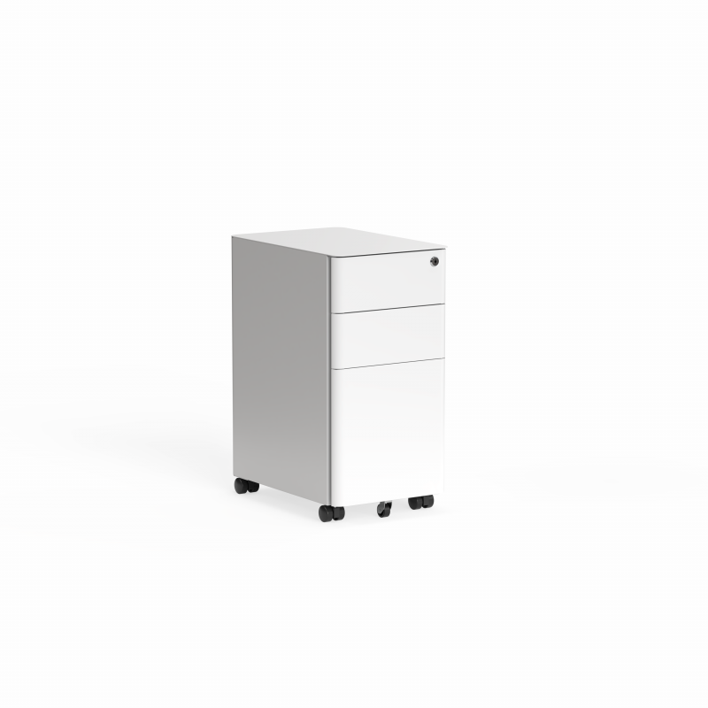 03 Tempo Narrow Mobile 592 x 300 x 450 White