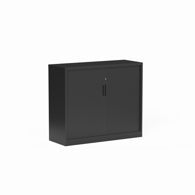 04 Tempo Tambour Cabinet 1020mmH x 1200mmW x 450mmD Black