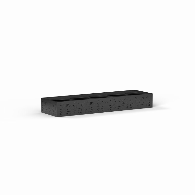 05 Tempo Planter Box 200H x 1530W x 450D Black