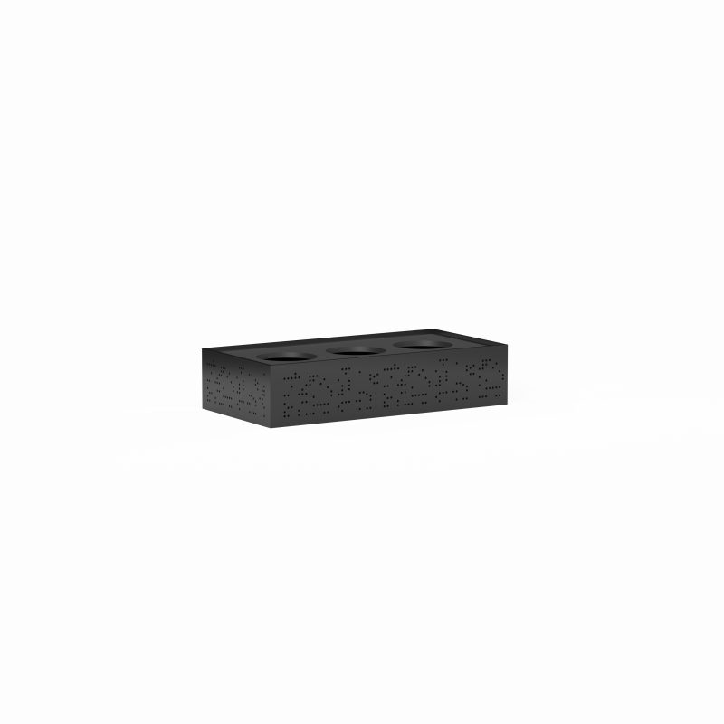 05 Tempo Planter Box 200H x 900W x 450D Black
