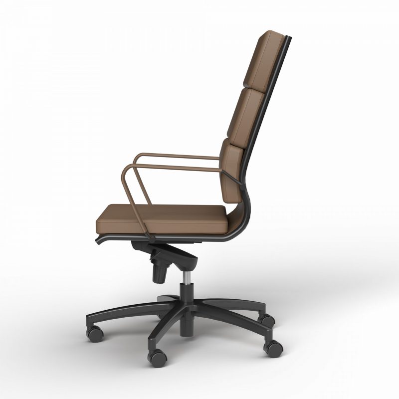 Mode Highback Chocolate PU Side View