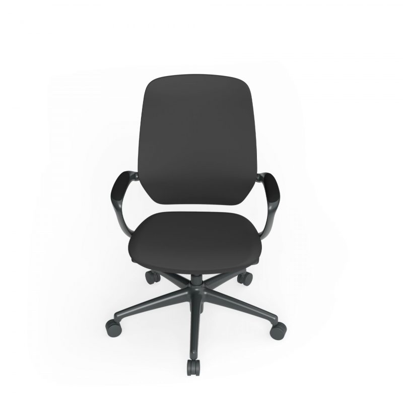 Astral Executive Chair Black Overhead View 1