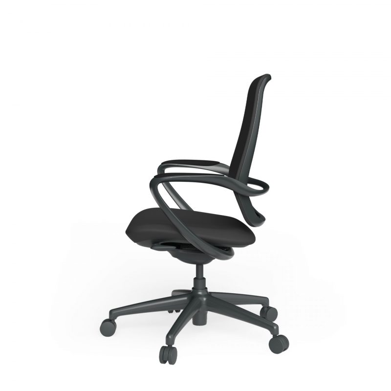 Astral Executive Chair Black Side 1