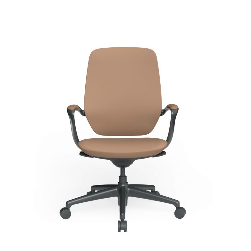 Astral Executive Chair Rich Brown Front