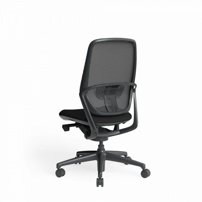 Astral Executive Chair no Arms Back Angled View 1700