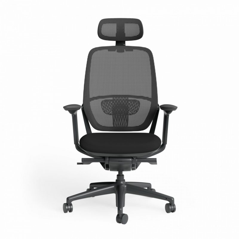 Astral Executive Chair with Adjustable Armrest Headrest Front View 1700