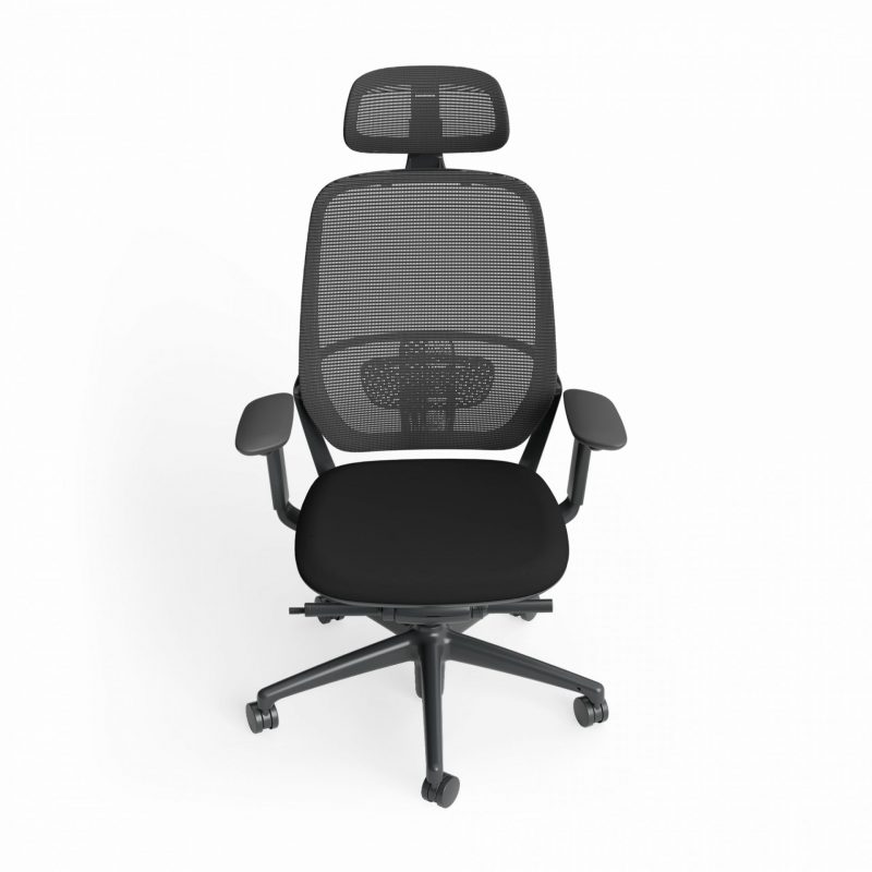 Astral Executive Chair with Adjustable Armrest Headrest Overhead View 1700