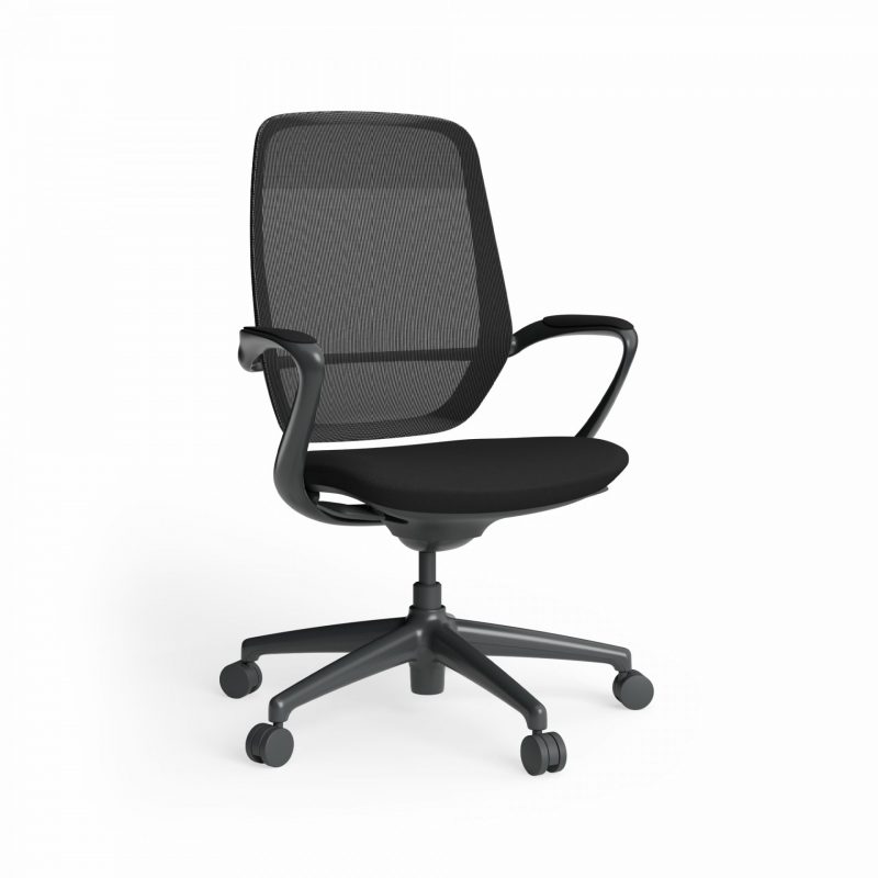 Astral Meeting Chair Front Angled View 1500