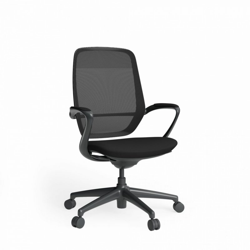 Astral Meeting Chair Front Angled View 1700