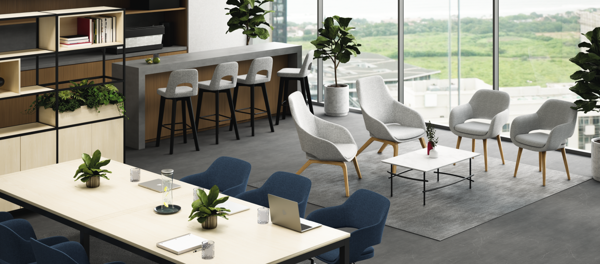 Elaro Lounge and Arcos Coffee Table